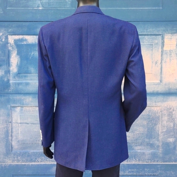 Robert Alan Men's Pure Cotton (2) Button Luxury Blazer - Picture 13 of 17